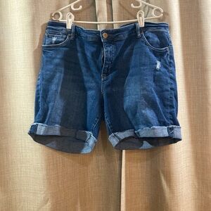Kut from the Kloth Blue Jean Shorts